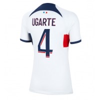 Paris Saint-Germain Manuel Ugarte #4 Bortatröja Kvinnor 2023-24 Korta ärmar